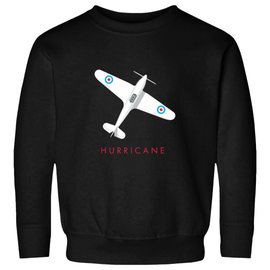 Discover Hurricane WWII Fighter Aircraft - Crimson.png Sweatshirts