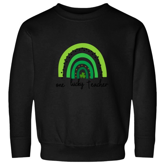 Discover One Lucky Shamrock Teacher St Patricks Day Appreciation Sweatshirts