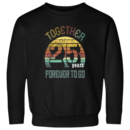 Discover 25th Years Wedding Anniversary Gifts For Couples Matching Sweatshirts