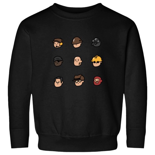 Discover Team Fortress 2 Merc Heads RED Sweatshirts