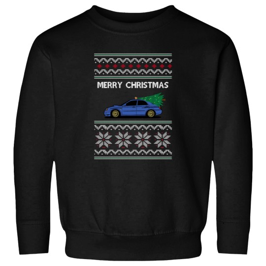 Discover WRX STI Ugly Christmas Sweatshirt Merry Christmas Subaaru Impreza JDM Gift for Car Guy Lov Sweatshirts