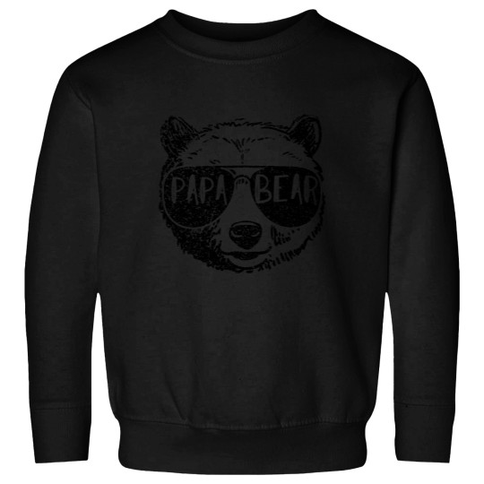 Discover Mens Papa Bear Face Sunglasses Grandpa Fathers Day Sweatshirts