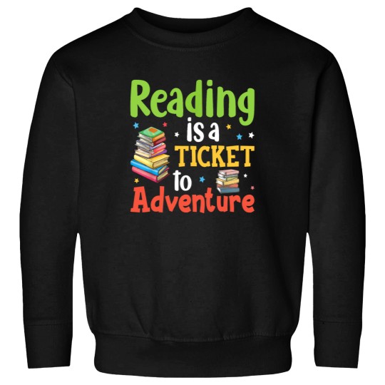Discover Reading Adventure Library Student Teacher Book School Sweatshirts