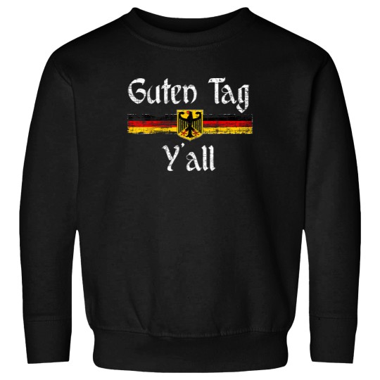 Discover Guten Tag Y'All Oktoberfest German Flag Eagle Prost Sweatshirts