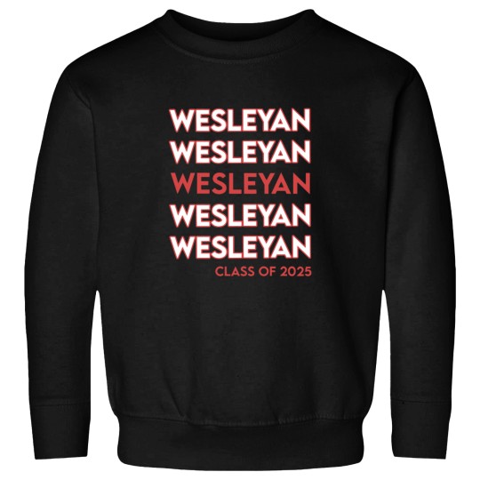 Discover Wesleyan Class of 2025 Repeating Sweatshirts