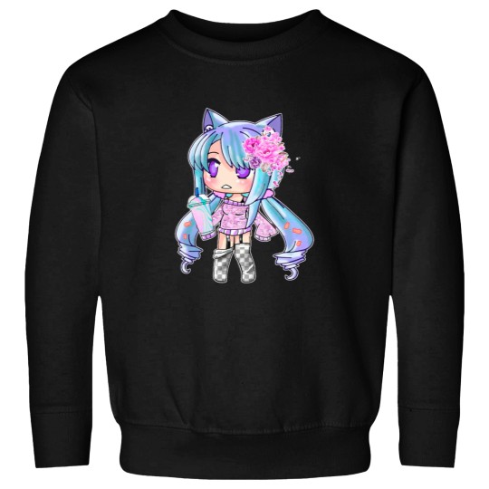 Discover Gacha Life and Gatcha Club Chibi Anime Kawaii Kids Girls Outfits 18 Sweatshirts
