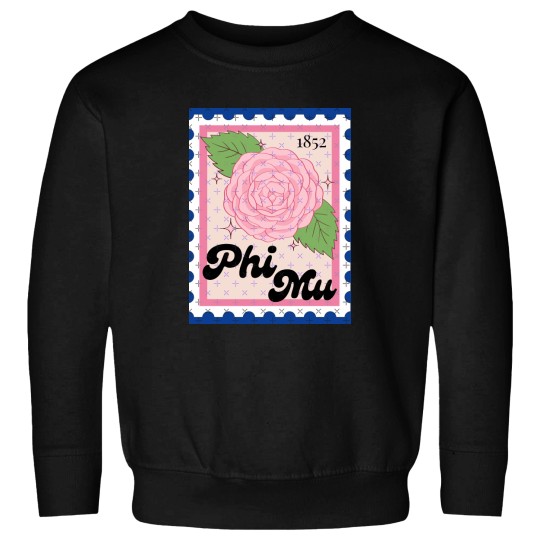 Discover Phi Mu Sorority Flower Stampv1 Sweatshirts