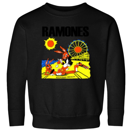 Discover Vintage 1988 Ramones Rockaway Beach Shirt, Ramones Rock Band Sweatshirts