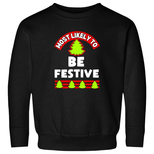 Discover Most Likely To Funny Christmas Holiday Xmas Family Friends Party Ugly Christmas Shirt Sweater Humor Santa Tree Sweatshirts
