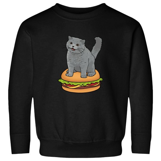 Discover I CAN HAS CHEEZBURGER chubby meme cat Sweatshirts