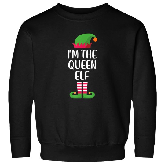 Discover I'M The Queen Elf Christmas Sweatshirts