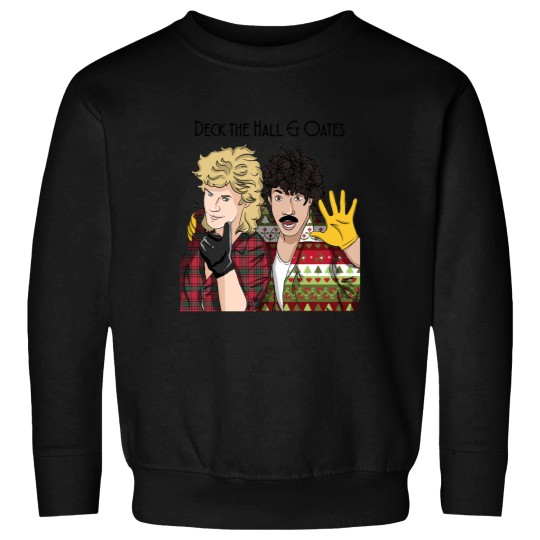 Discover Hall And Oates T-ShirtDeck the Hall & Oates T-Shirt_by Vintage Doodles Shop_ Sweatshirts