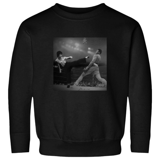 Discover Bruce Lee VS Ali The Boxing Legend Sweatshirts