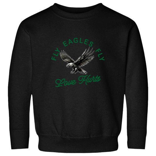 Discover Eagless fly love hurts Sweatshirts