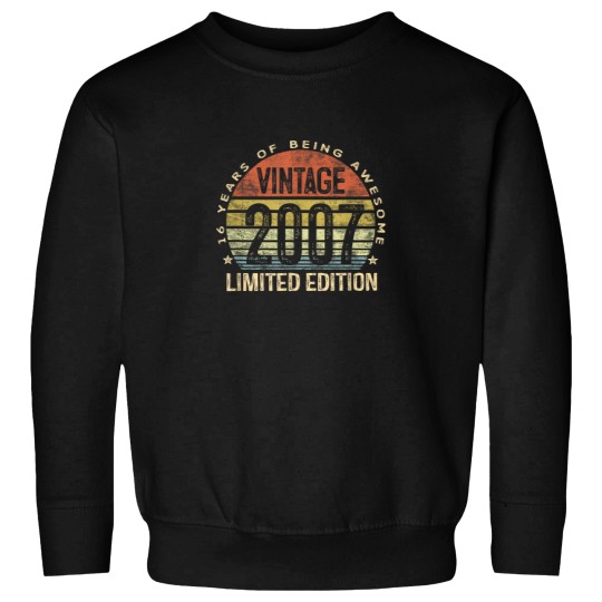 Discover 16 Year Old 16th Birthday Gifts Boy  2007 16yr B Sweatshirts