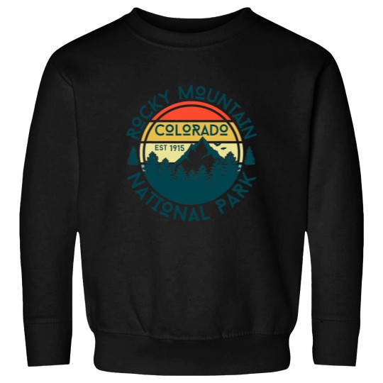 Discover Rocky Mountain National Park Colorado Hiking Nature Outdoors Sweatshirts