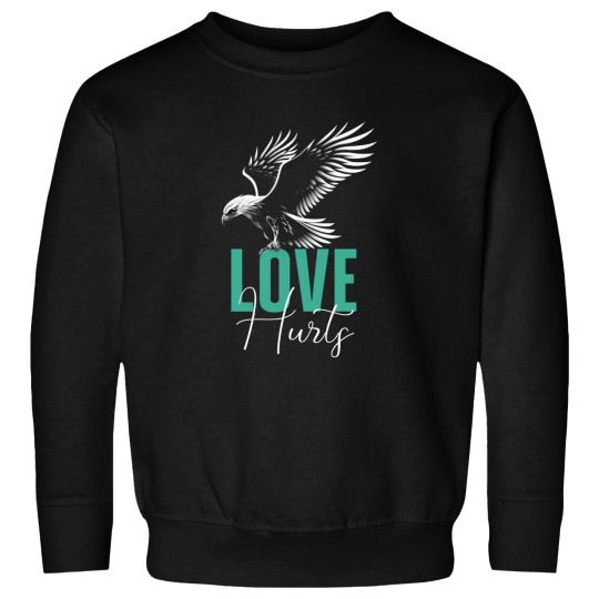 Discover Love Hurts Eagles Fan Vintage Sweatshirts
