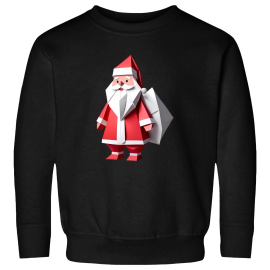 Discover Origami Santa Claus Sweatshirts