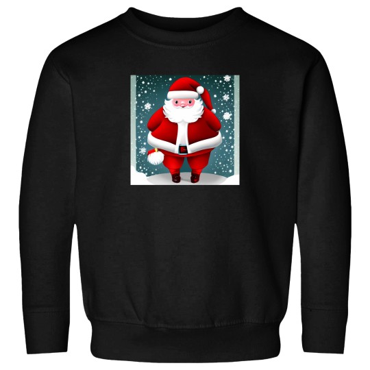 Discover Abstraction Santa Claus Painting Funny Kawaii Pink Glasses White Beard 25 Sweatshirts