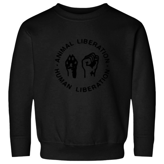 Discover Animal Liberation Human Liberation Sweatshirts