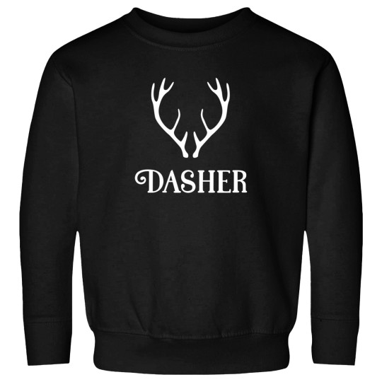 Discover Dasher Reindeer Christmas Design Sweatshirts