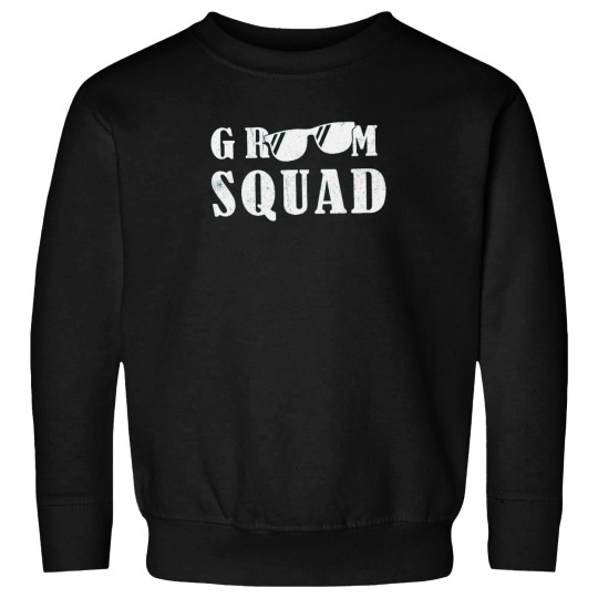 Discover Groom Squad Groomsmen Funny Stag Bachelor Party Sweatshirts