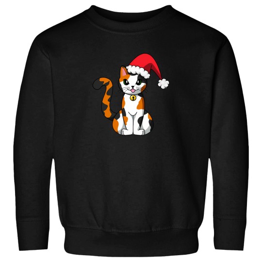 Discover Santa Cat - Calico Sweatshirts
