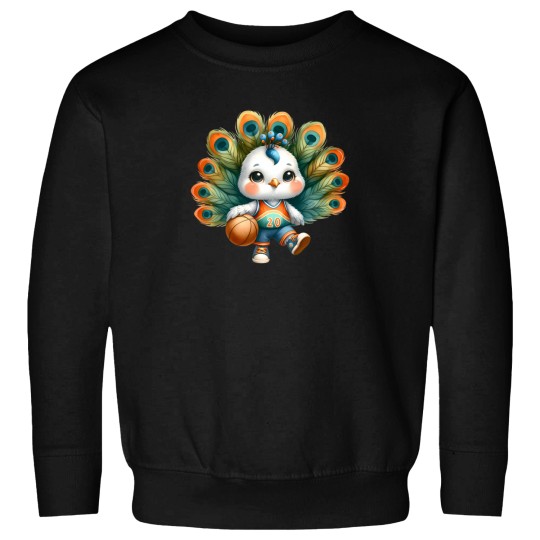 Discover Cute Peacock Basket Ball Player Sweatshirts