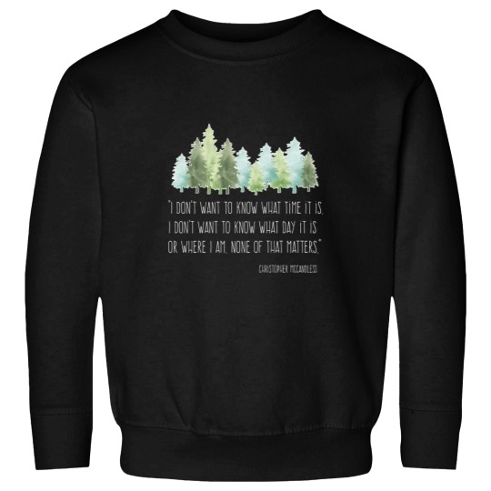 Discover Into the Wild with Christopher McCandless Sweatshirts