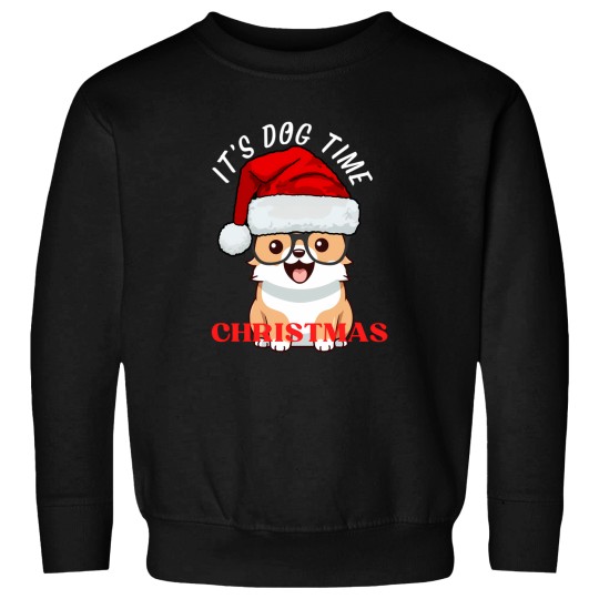 Discover Its Dog Time Christmas Sweatshirts