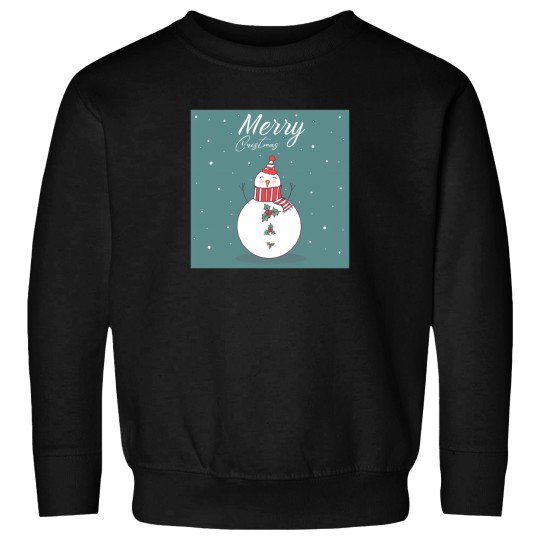 Discover Cutehappy Snowman Wishes Merry Christmas. Sweatshirts