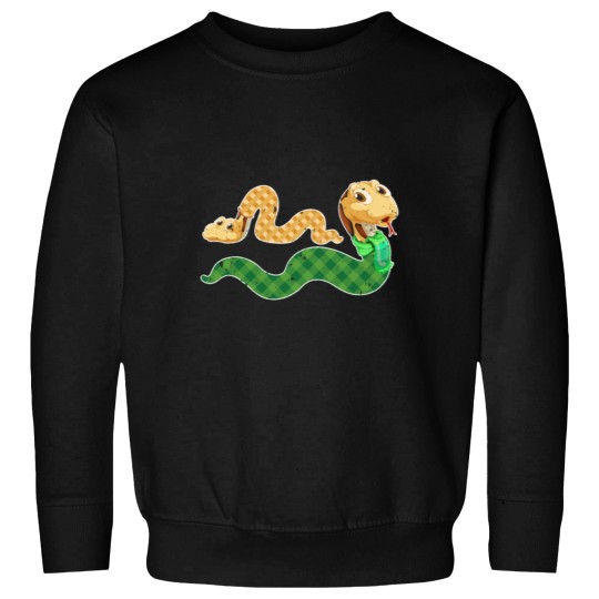Discover Drawing of Snakes with Clothes for Snakes lovers Sweatshirts