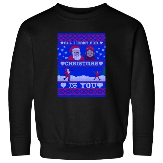 Discover All I Want For Christmas Is You - Romantic Santa Claus Sweatshirts