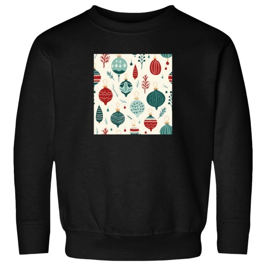 Discover Christmas Decoration Pattern Christmas Tree Balls Sweatshirts
