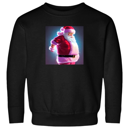 Discover Abstraction Santa Claus Painting Funny Kawaii Pink Glasses White Beard 31 Sweatshirts