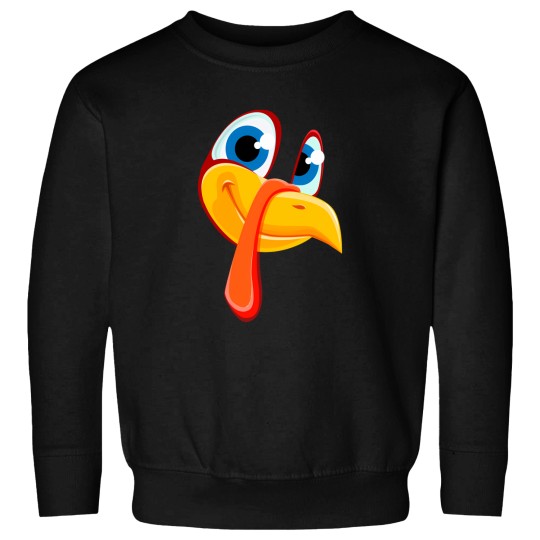 Discover Cute Turkey Face Funny Thanksgiving Day Pilgrim Sweatshirts