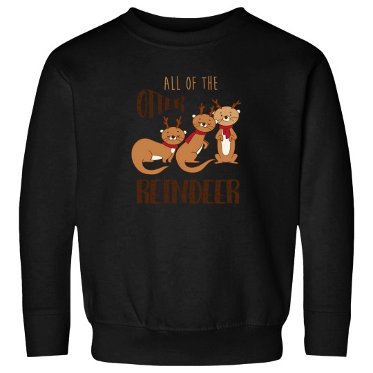 Discover All Of The Otter Reindeer Cute Otter Christmas T Shirt Sweatshirts
