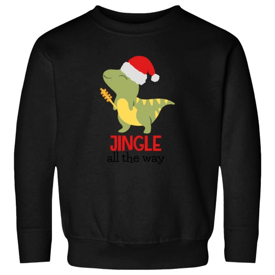 Discover Dancing Baby  Dinosaur - Jingle Bells Sweatshirts