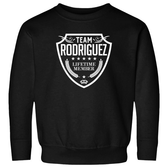 Discover Team Rodriguez Lifetime Member Matching Family Crew Sweatshirts