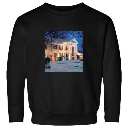 Discover Elvis Presley Graceland In The Snow Sweatshirts