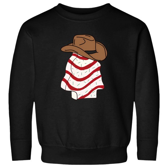 Discover Christmas Tree Cake Cowboy Sweatshirts