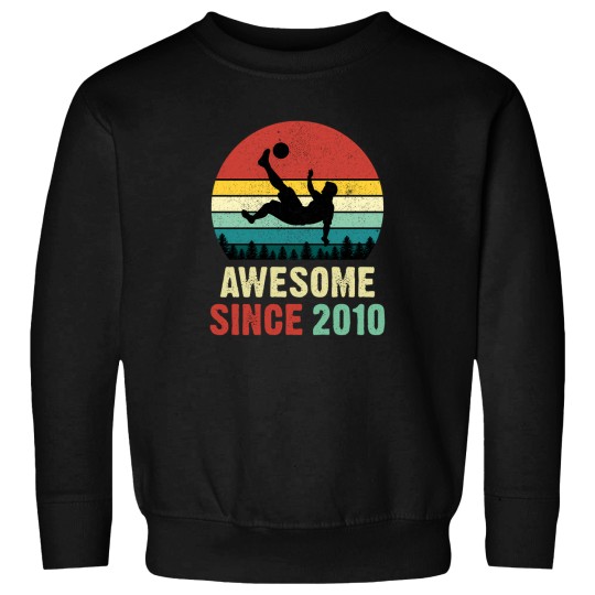 Discover 11Th Birthday Soccer Lovers Awesome Since 2010 Sweatshirts
