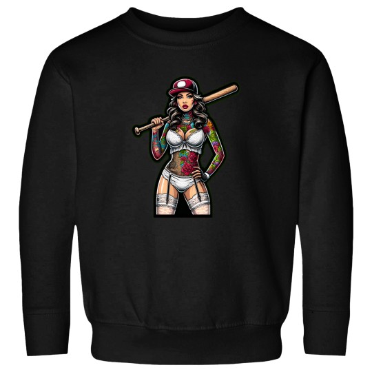 Discover Pinup Baseball Player Sweatshirts