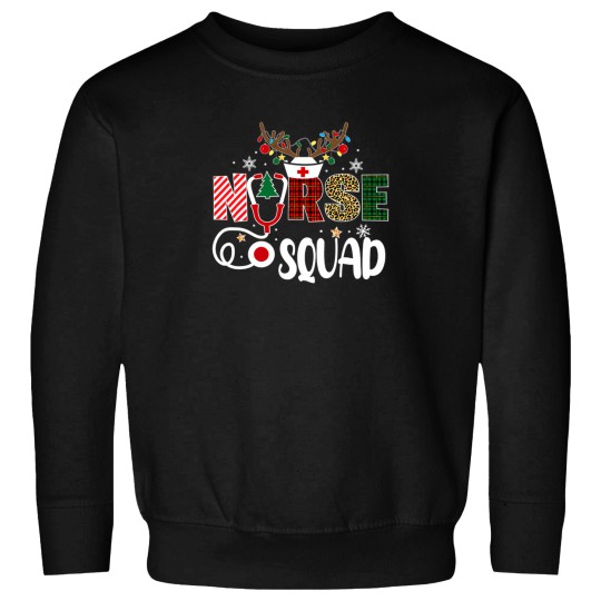 Discover Christmas Nurse Crew Squad Xmas Nursing Pajamas Sweatshirts