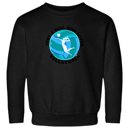 Discover Just A Girl Who Loves Volleyball Sweatshirts
