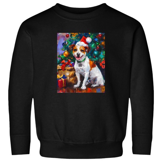 Discover Jack Russell Terrier Yuletide Greetings Sweatshirts