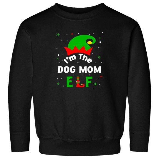 Discover Im The Dog Mom Elf Xmas Matching Sweatshirts