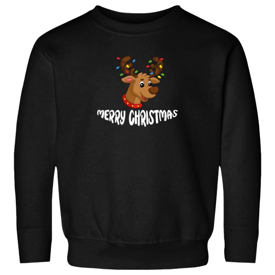Discover A Cute Adorable Reindeer Sticker Sweatshirts