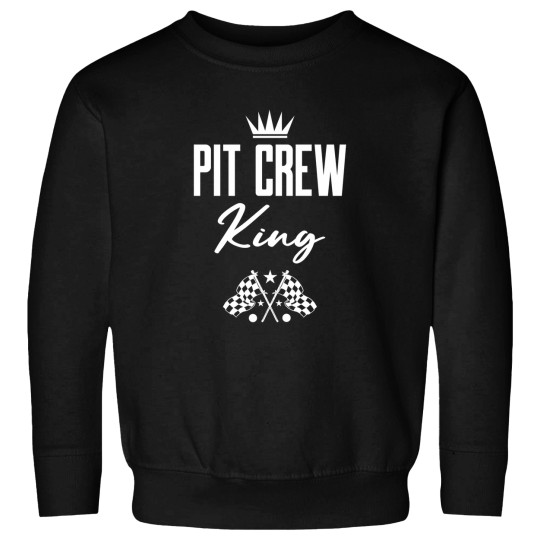 Discover Pit Crew King Racing Gift Sweatshirts