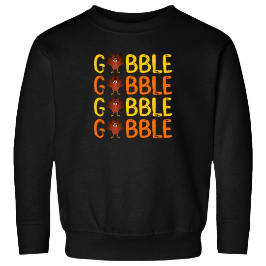 Discover Thanksgiving Gobble Family Shirt - Pumpkin Dinner Fall Sweatshirt